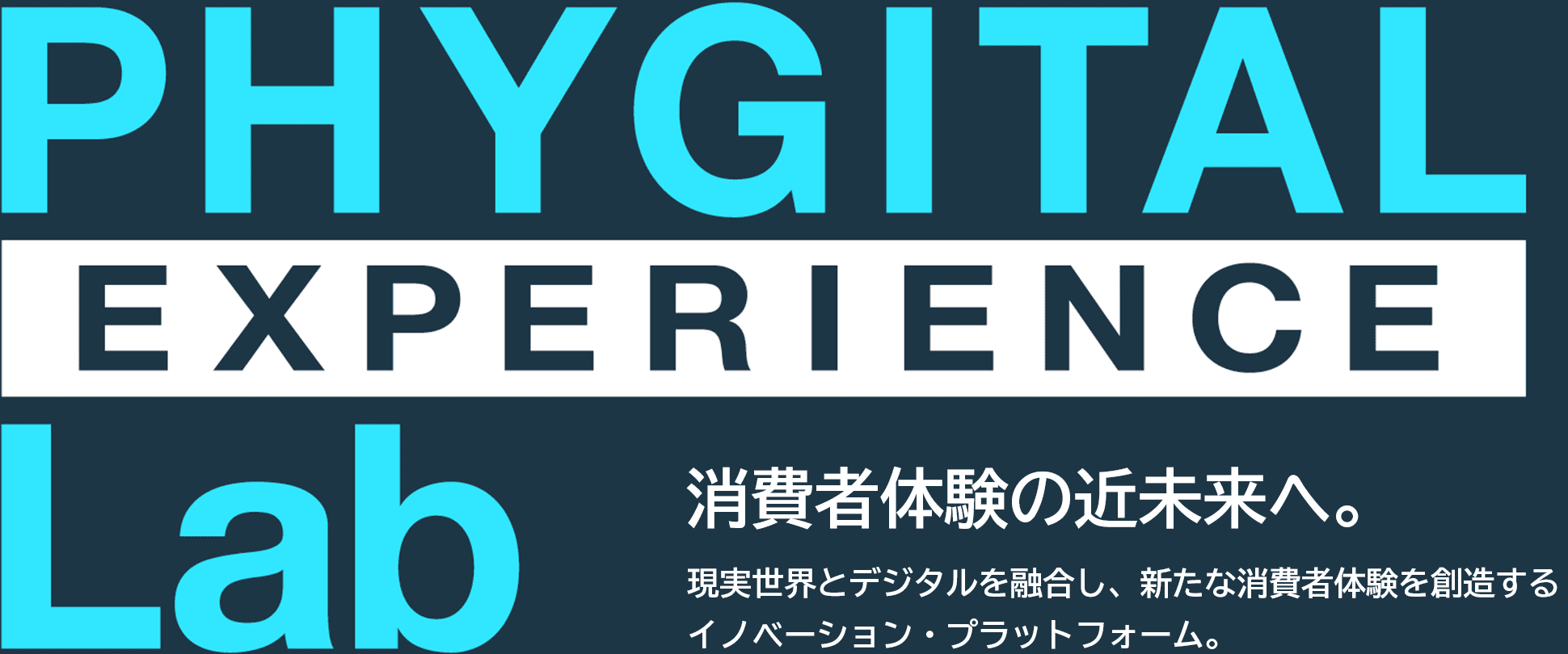 PHYGITAL EXPERIENCE Lab 消費者体験の近未来へ。現実世界とデジタルを融合し、新たな消費者体験を創造するイノベーション・プラットフォーム